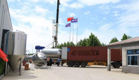 匯冠10噸精釀啤酒設(shè)備投產(chǎn)韓國(guó)